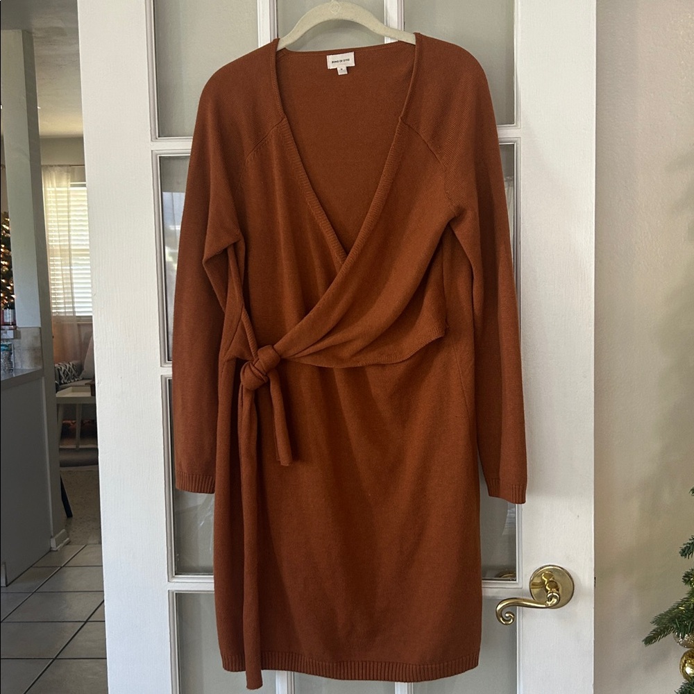 Revolve Song of Style Wrap Sweater Dress Medium